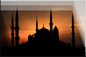 Cityfoto 18 - Trkei, Istanbul, Blaue Moschee bei Sonnenaufgang